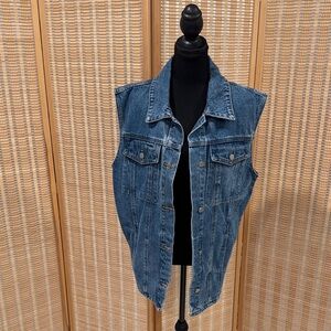 Bohme Denim Button-Up Vest